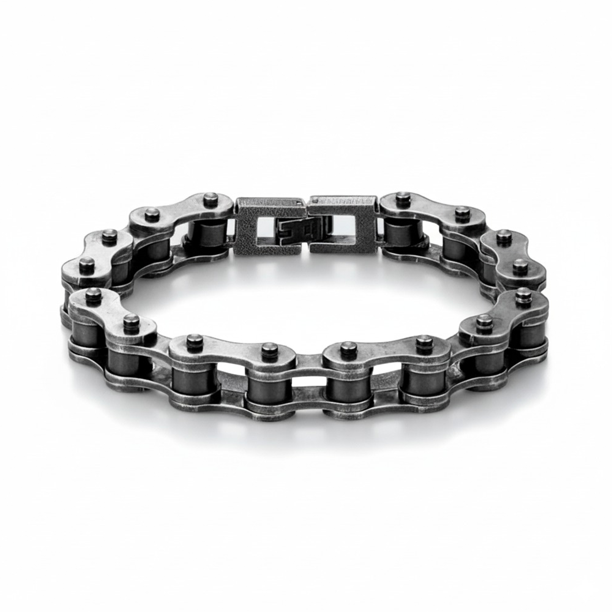 Pulseira Corrente de Moto Masculina em Aço Inoxidável