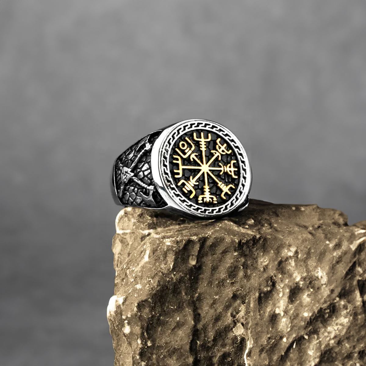 Collana Uomo, Collane Bussola Vichinga Vegvisir, Ciondolo Amuleto Nodo - Foto 7