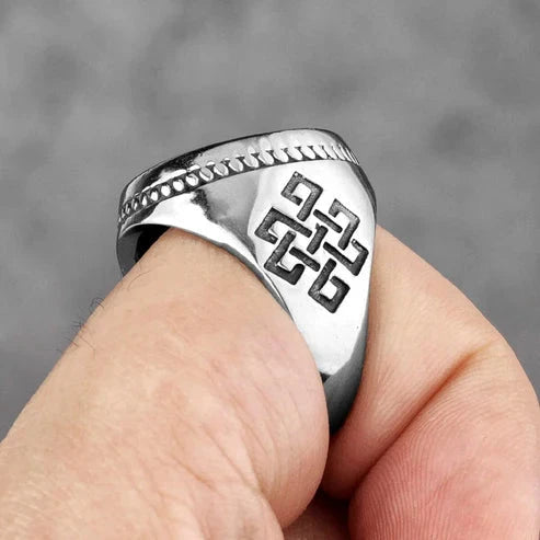 Anel Yggdrasil em Aço Inoxidável Ring Tesouros Vikings