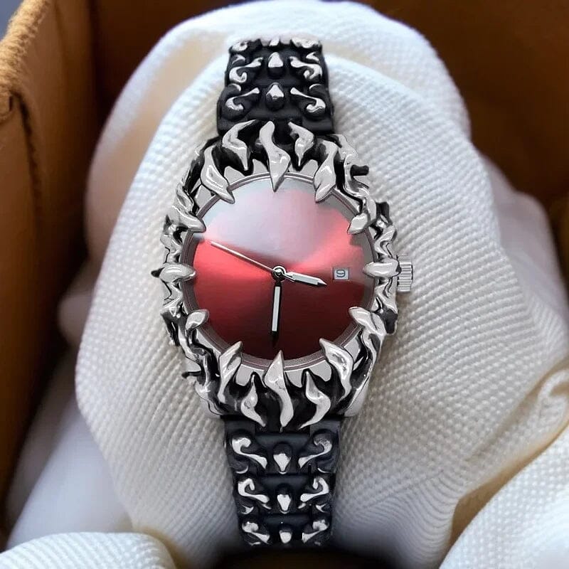 Dragon Scale – Relógio Viking em Aço Relógio Tesouros Vikings