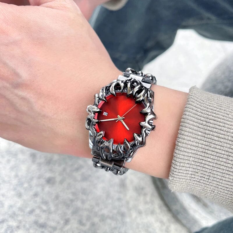 Dragon Scale – Relógio Viking em Aço Relógio Tesouros Vikings