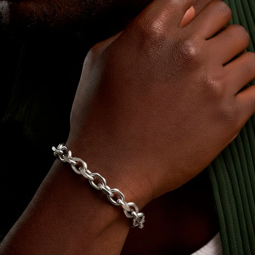 Gleipnir Pulseira de Elos Bracelet Tesouros Vikings