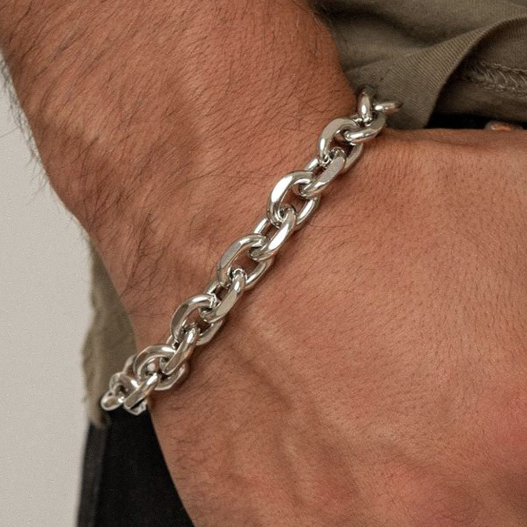 Gleipnir Pulseira de Elos Bracelet Tesouros Vikings