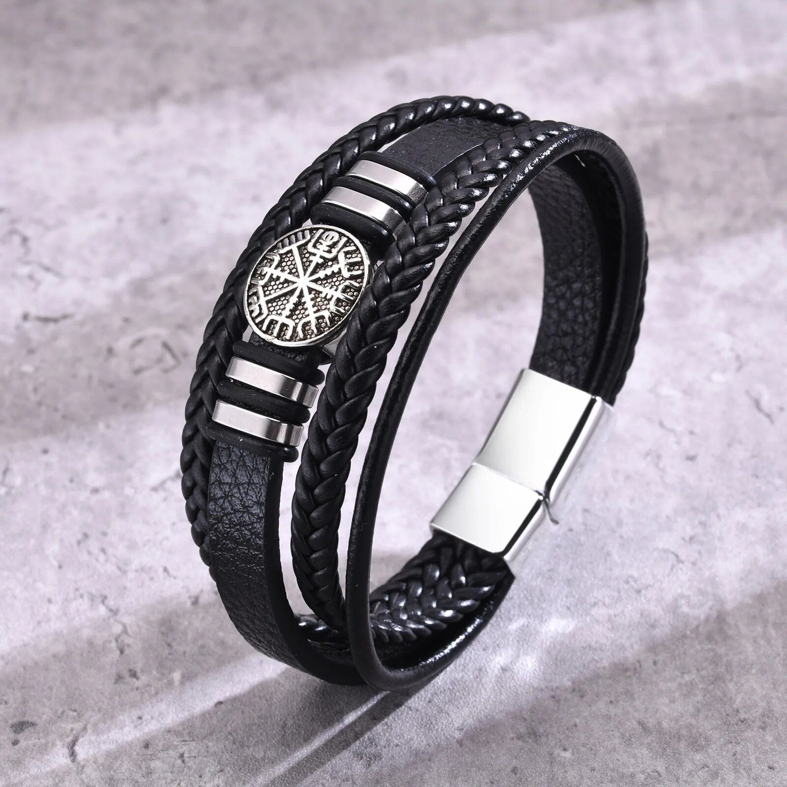 Kit de Pulseiras Vegvisir Bracelet Tesouros Vikings