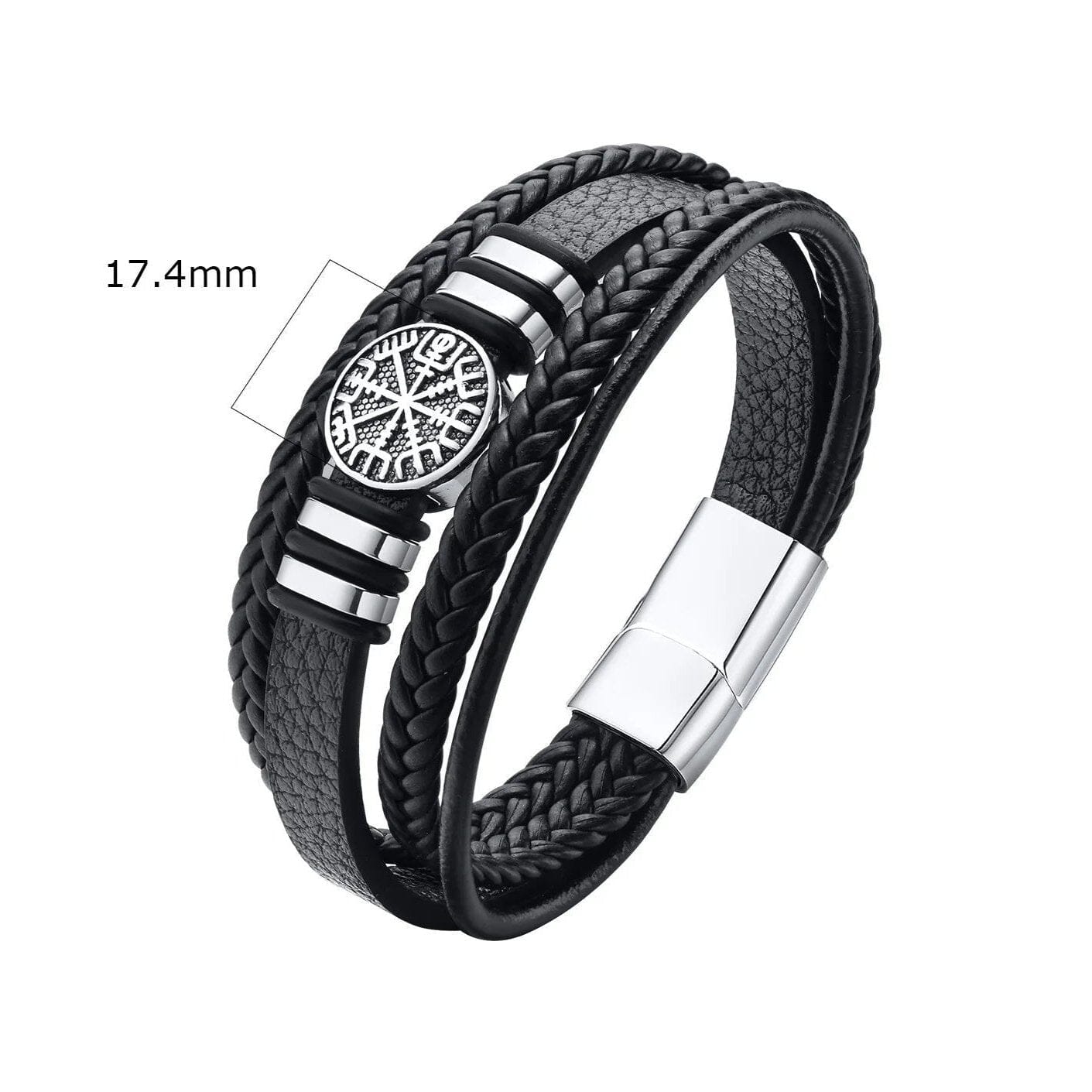 Kit de Pulseiras Vegvisir Bracelet Tesouros Vikings