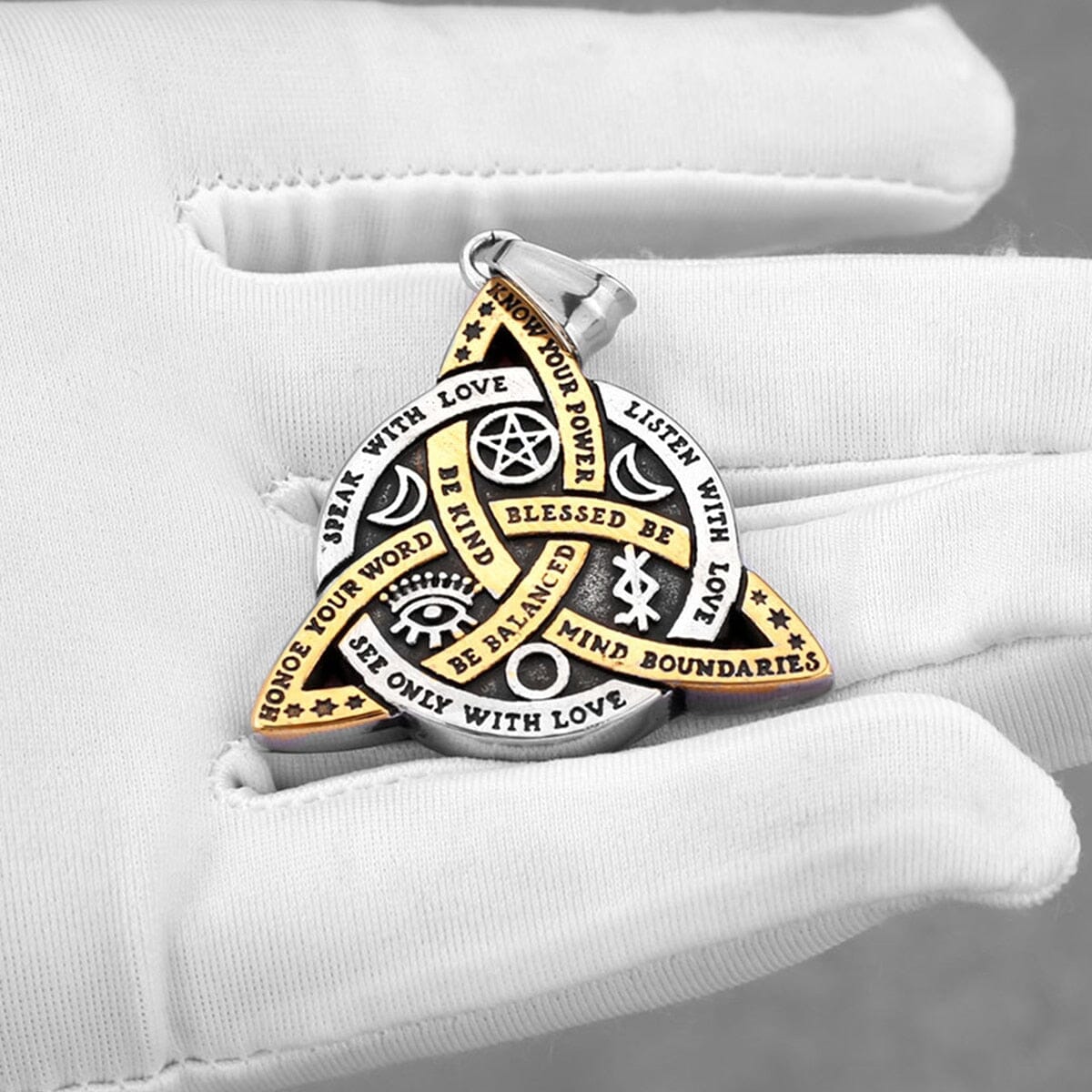 Nó Celta - Colar em Aço Inoxidável Necklace Tesouros Vikings