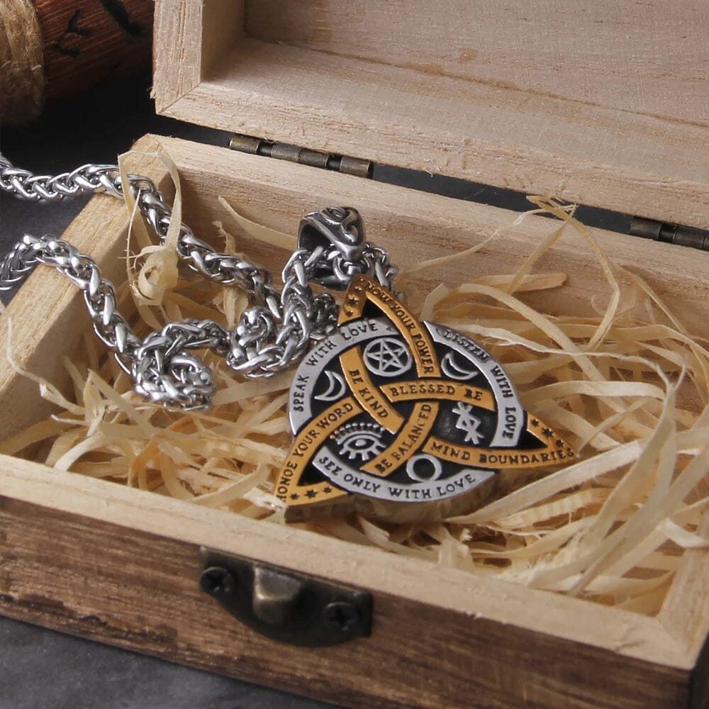 Nó Celta - Colar em Aço Inoxidável Necklace Tesouros Vikings