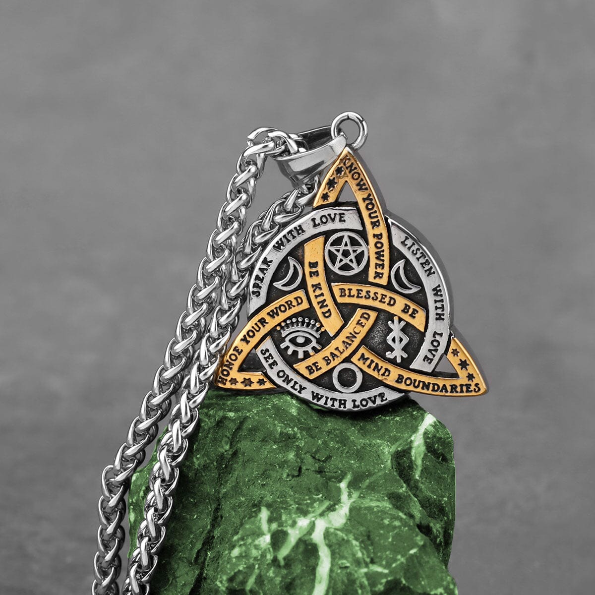 Nó Celta - Colar em Aço Inoxidável Necklace Tesouros Vikings