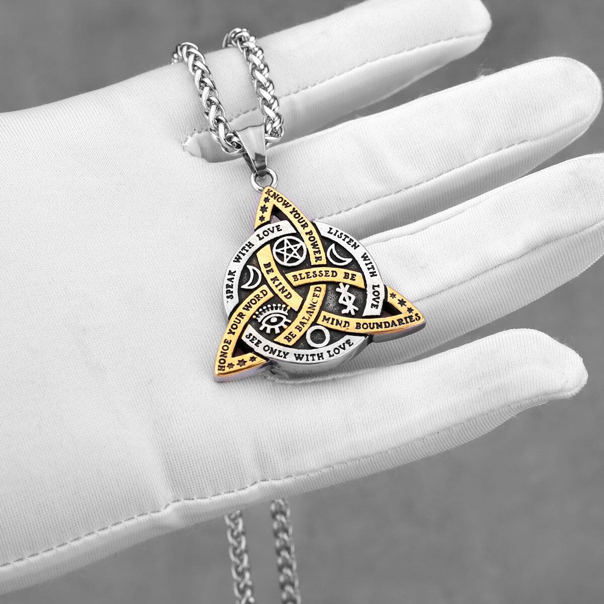 Nó Celta - Colar em Aço Inoxidável Necklace Tesouros Vikings