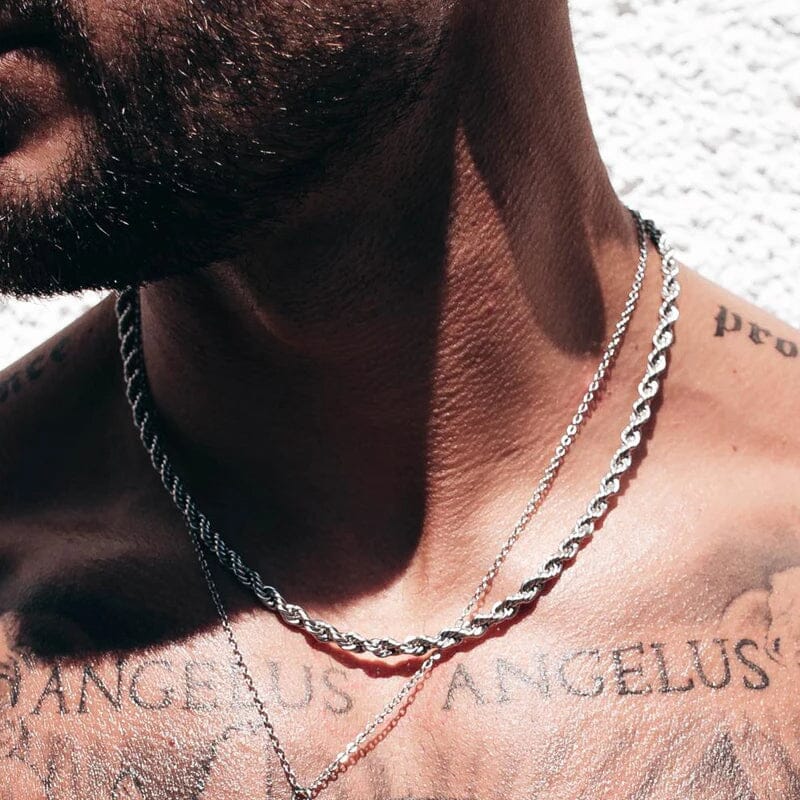 THOR - Colar Masculino em Aço Inoxidável Necklace Tesouros Vikings