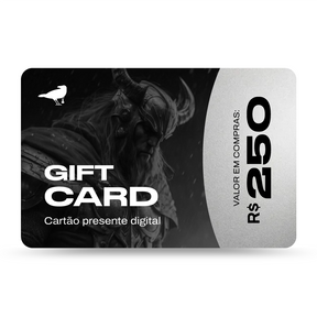 GIFT CARD Tesouros Vikings R$250 - Tesouros Vikings