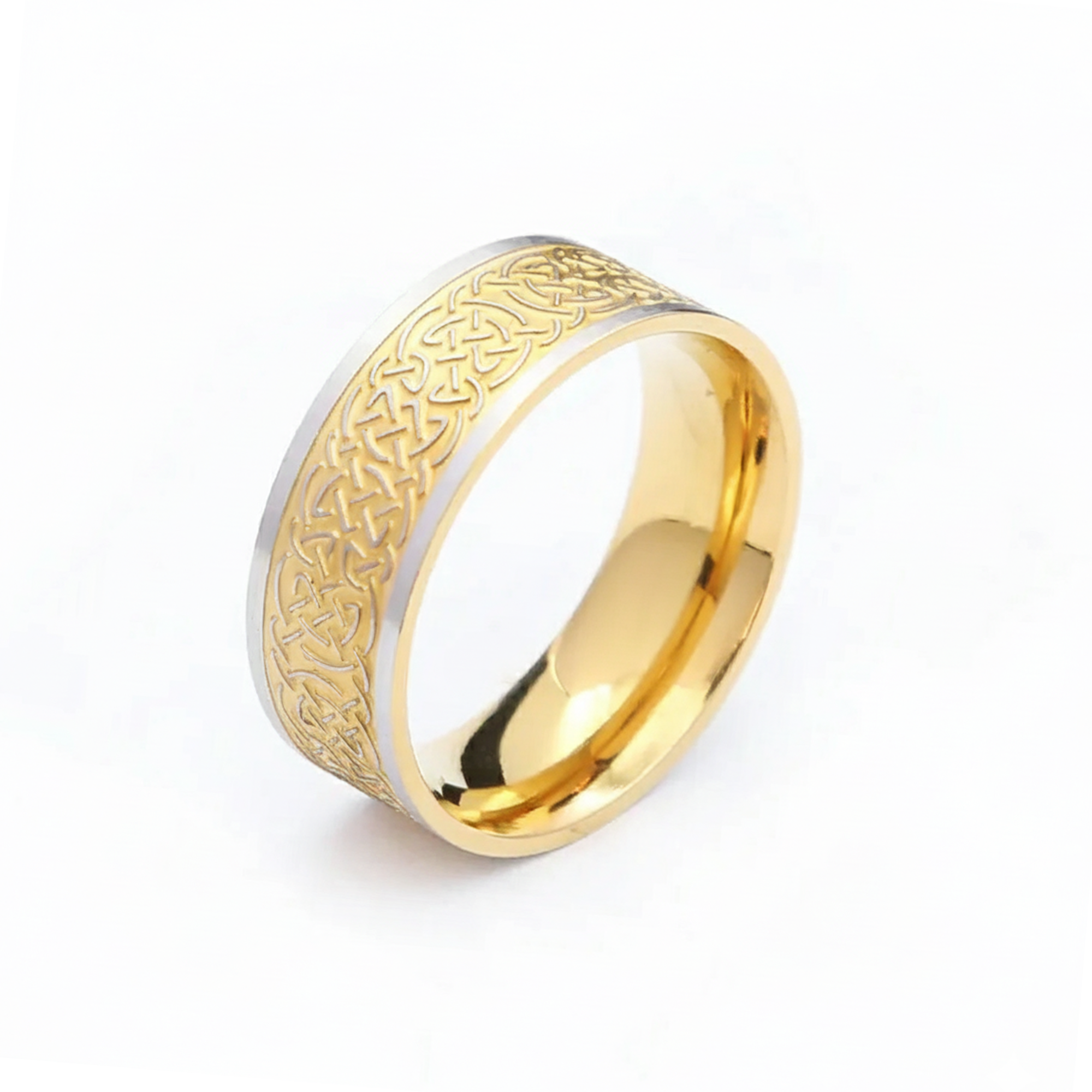 Ullr - Anel Nó Celta em Aço Inoxidável