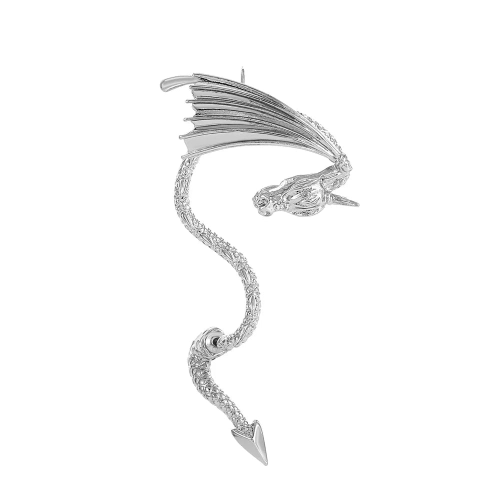 Shine Dragon - Brinco Estilo Ear Cuff - Tesouros Vikings
