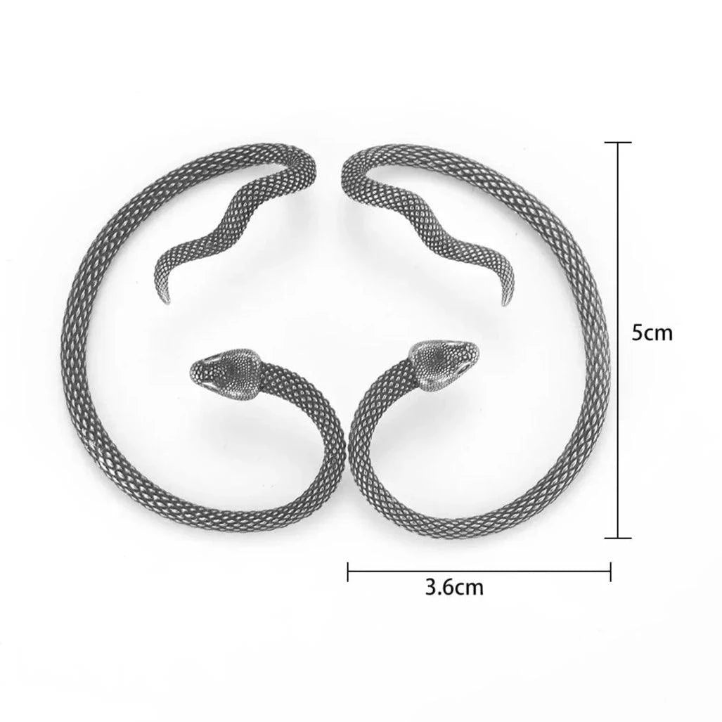 Serpente - Brinco Estilo Ear Cuff - Tesouros Vikings