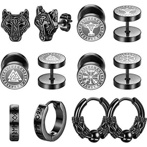 Brincos Tesouros Vikings em Aço Inoxidável - Tesouros Vikings