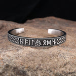 Bracelete Ancestral em Aço Inoxidável Bracelet Tesouros Vikings