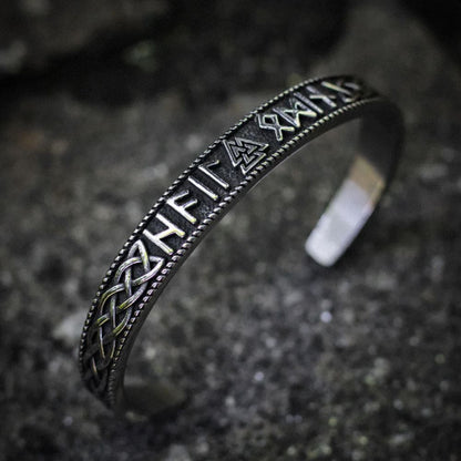 Bracelete Ancestral em Aço Inoxidável Bracelet Tesouros Vikings