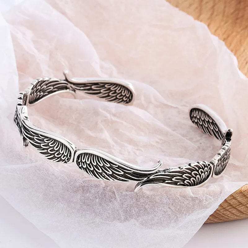 BRACELETE ASAS DE VALQUÍRIA - Pulseira Ajustável Necklace Tesouros Vikings