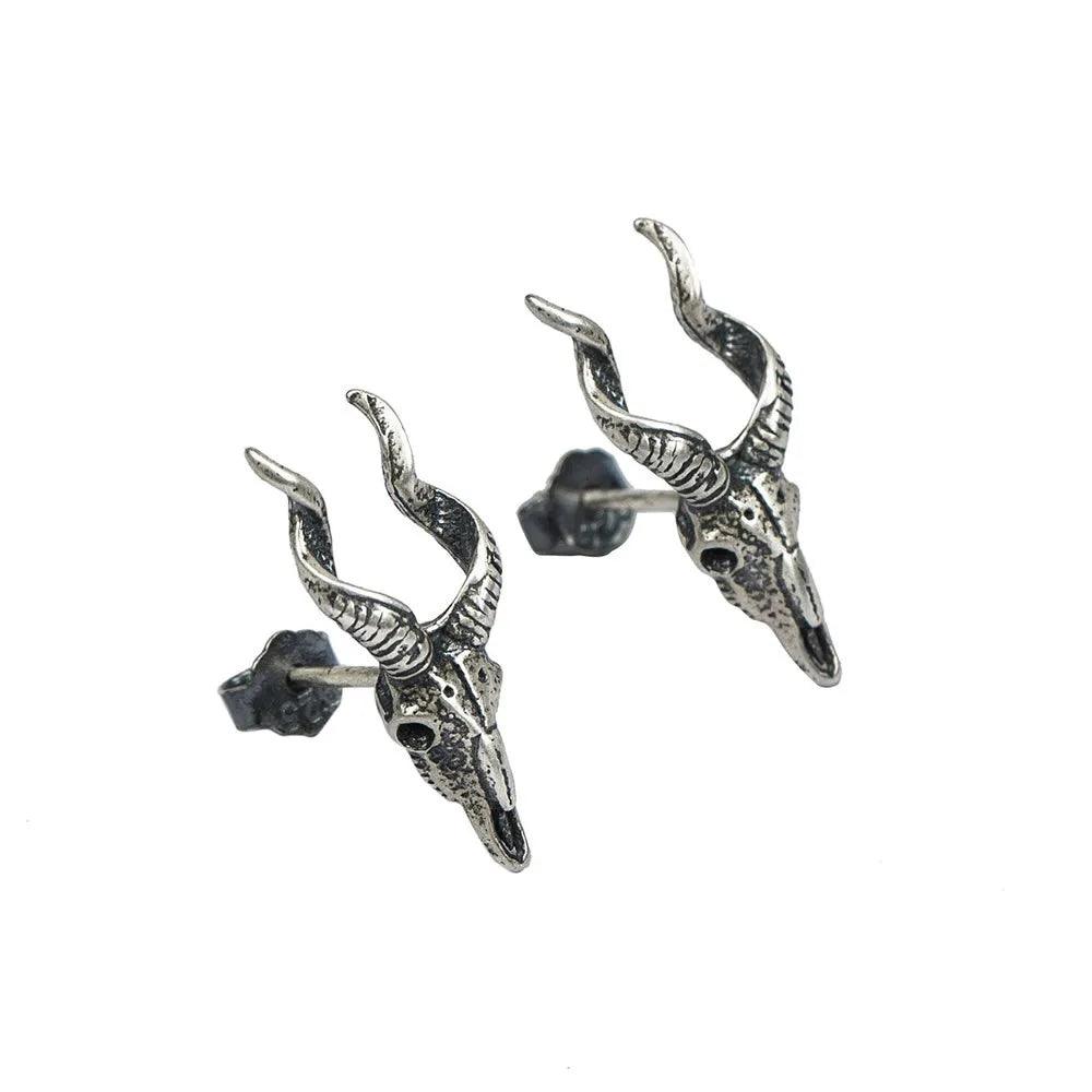 Brinco De Antílope Em Prata 925 Earrings Tesouros Vikings