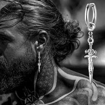 Brinco de Espada Erik Sword em Aço Inoxidável Earrings Tesouros Vikings
