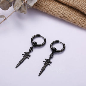 Brinco de Espada Erik Sword em Aço Inoxidável Earrings Tesouros Vikings