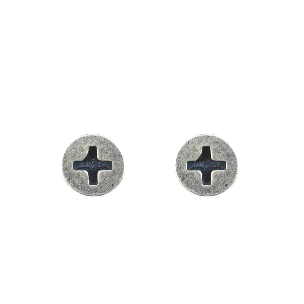 Brinco de Parafusos em Prata 925 earrings Tesouros Vikings