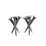 Brinco de Pregos em Prata 925 earrings Tesouros Vikings