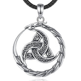 CHIFRES DE ODIN - Prata 925 + Colar De 60cm Necklace Tesouros Vikings