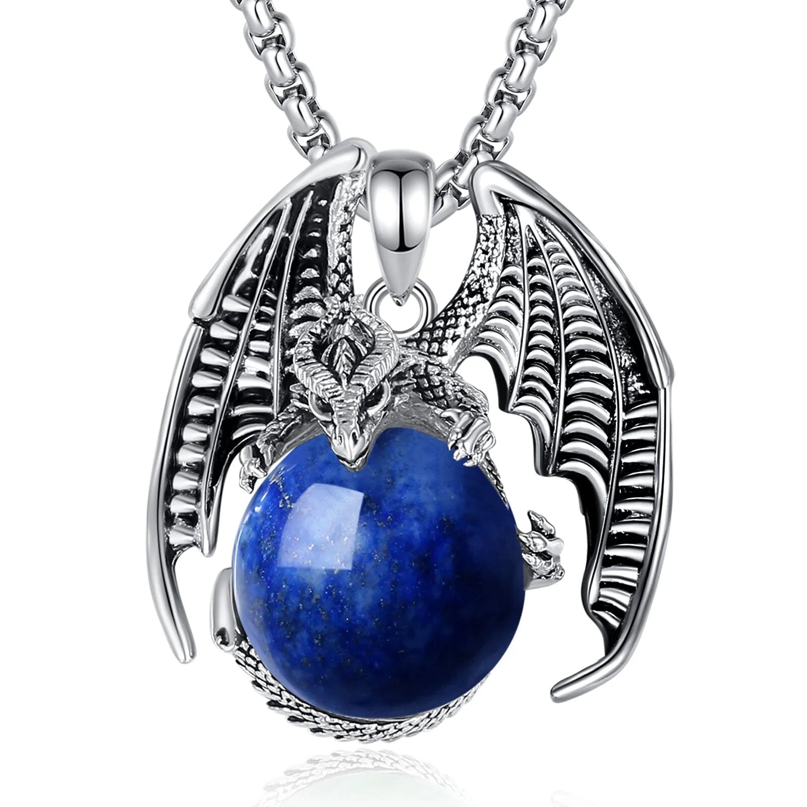 Colar Dragon's Soul - Banhado em Prata 925 Necklace Tesouros Vikings