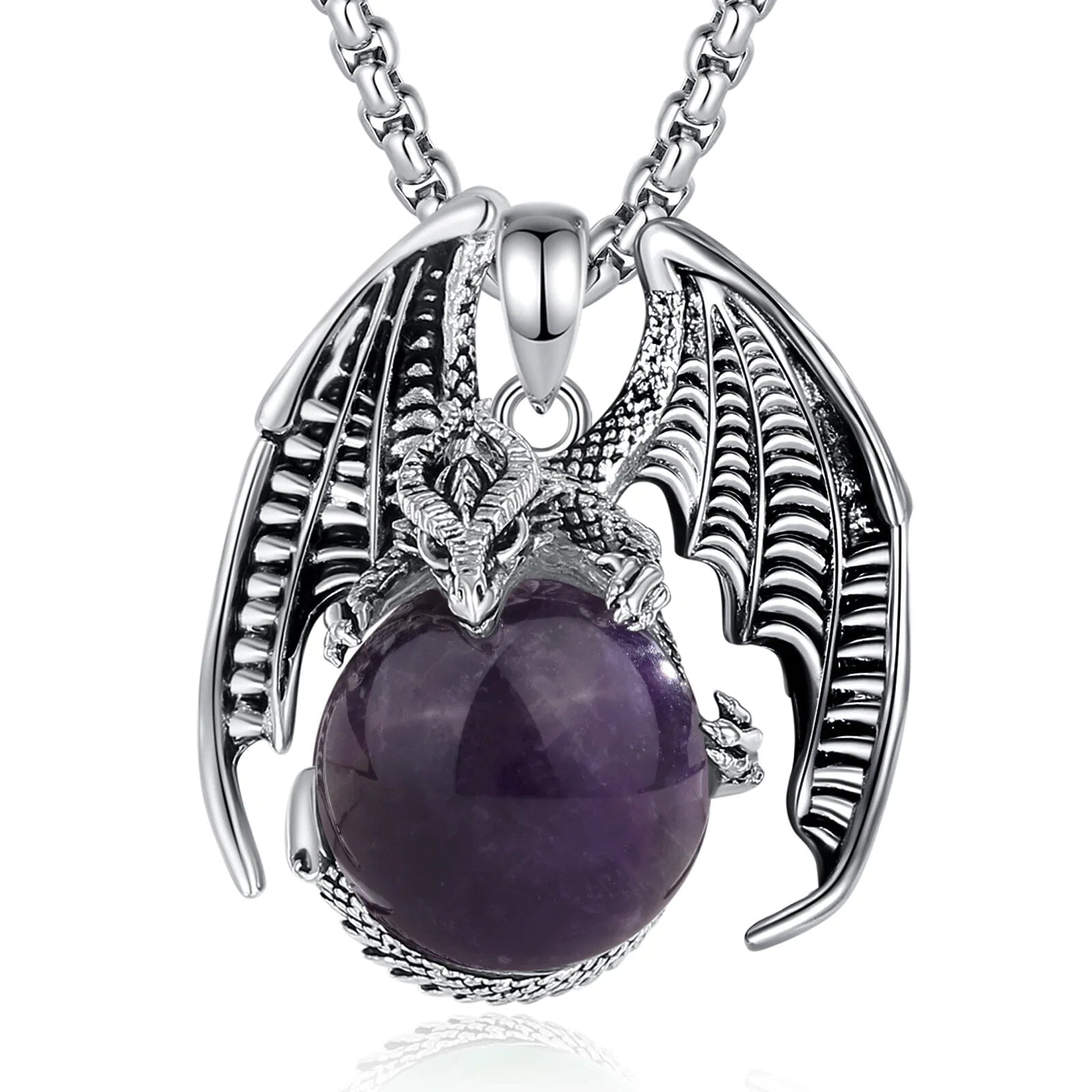 Colar Dragon's Soul - Banhado em Prata 925 Necklace Tesouros Vikings