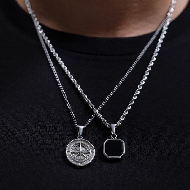 Colar Ragnar - Pingente Geométrico Necklace Tesouros Vikings