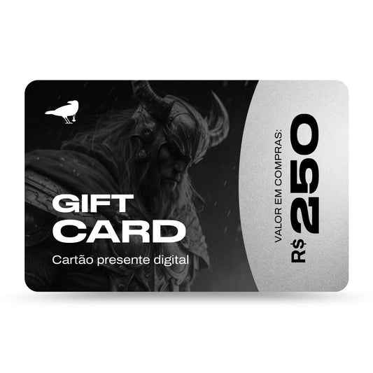 GIFT CARD Tesouros Vikings R$250 Tesouros Vikings