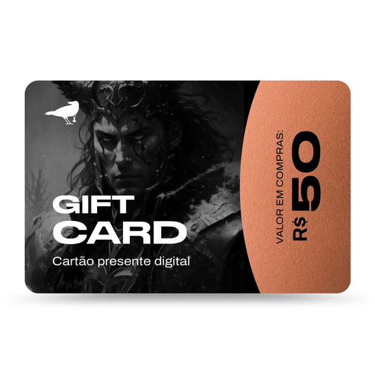 GIFT CARD Tesouros Vikings R$50 Tesouros Vikings