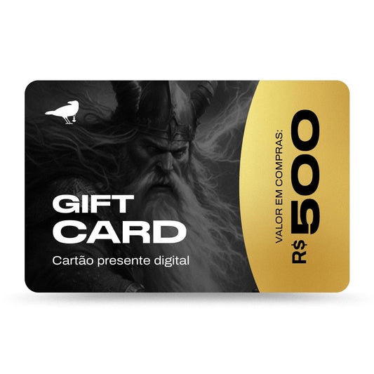 GIFT CARD Tesouros Vikings R$500 Tesouros Vikings