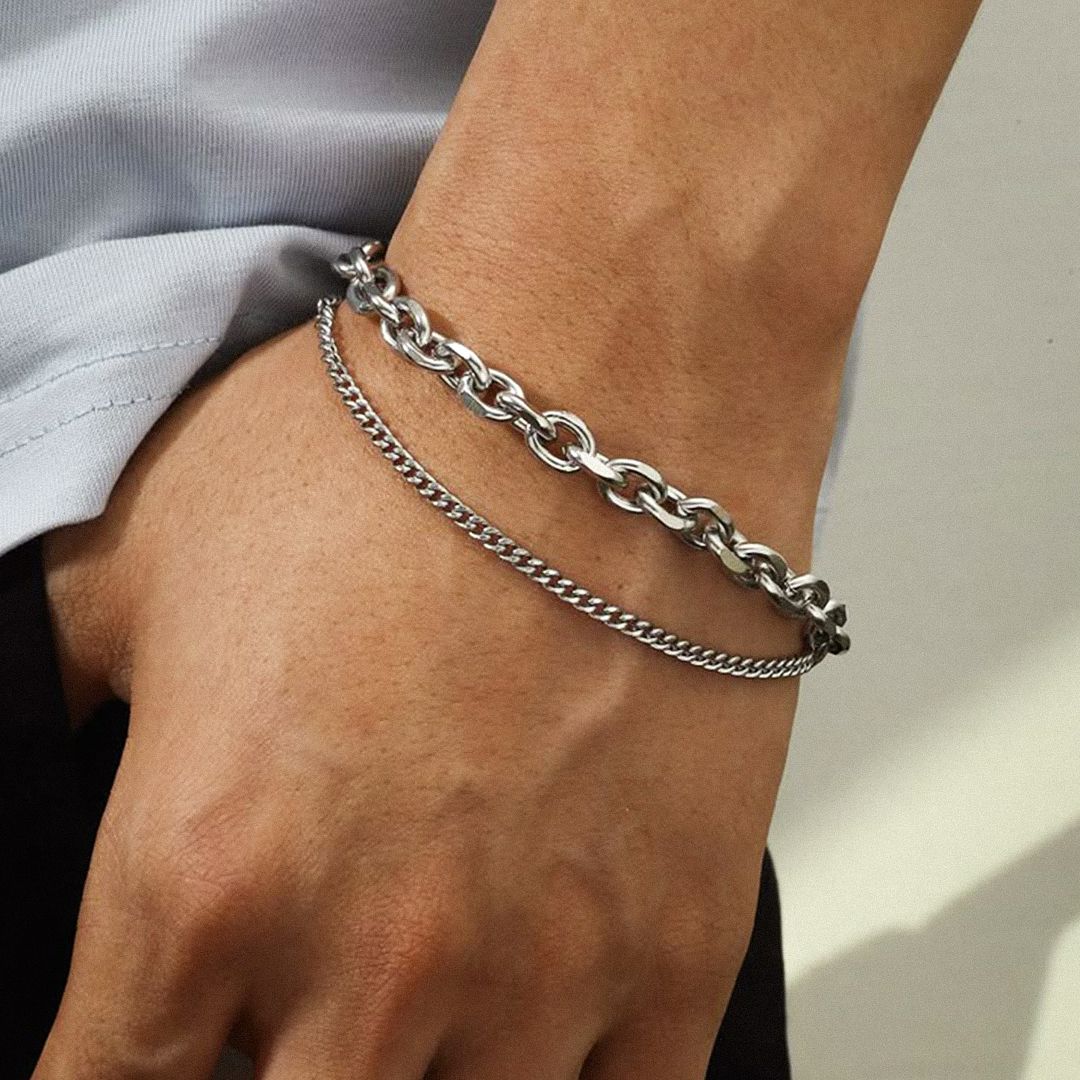 Gleipnir Pulseira de Elos Bracelet Tesouros Vikings