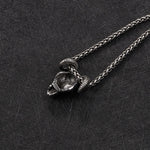 Goat Skull - Colar em Aço Inoxidável Necklace Tesouros Vikings