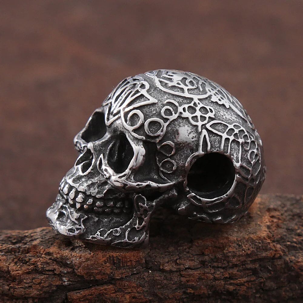 Gothic Skull - Colar em Aço Inoxidável Necklace Tesouros Vikings