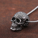 Gothic Skull - Colar em Aço Inoxidável Necklace Tesouros Vikings