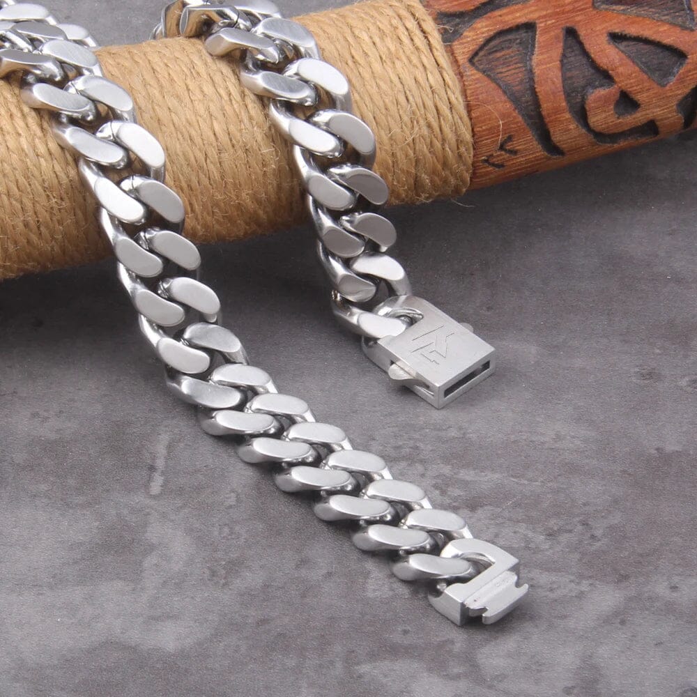 HARALD - Colar Masculino em Aço Inoxidável Necklace Tesouros Vikings