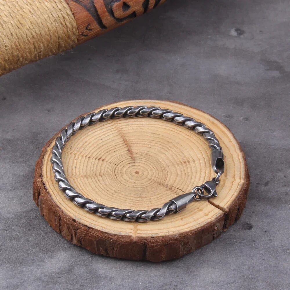 Kit BALDUR - Colar e Pulseira + Porta-Joias Necklace Tesouros Vikings