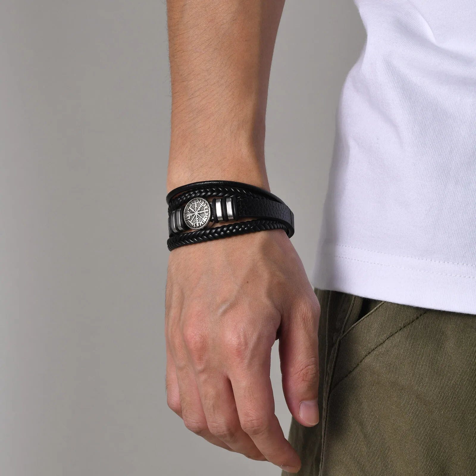 Kit de Pulseiras Vegvisir Bracelet Tesouros Vikings