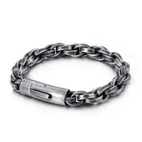 KVASIR - Pulseira Masculina em Aço Inoxidável Bracelet Tesouros Vikings