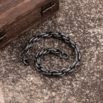 LOKI - Pulseira Masculina de Aço Bracelet Tesouros Vikings