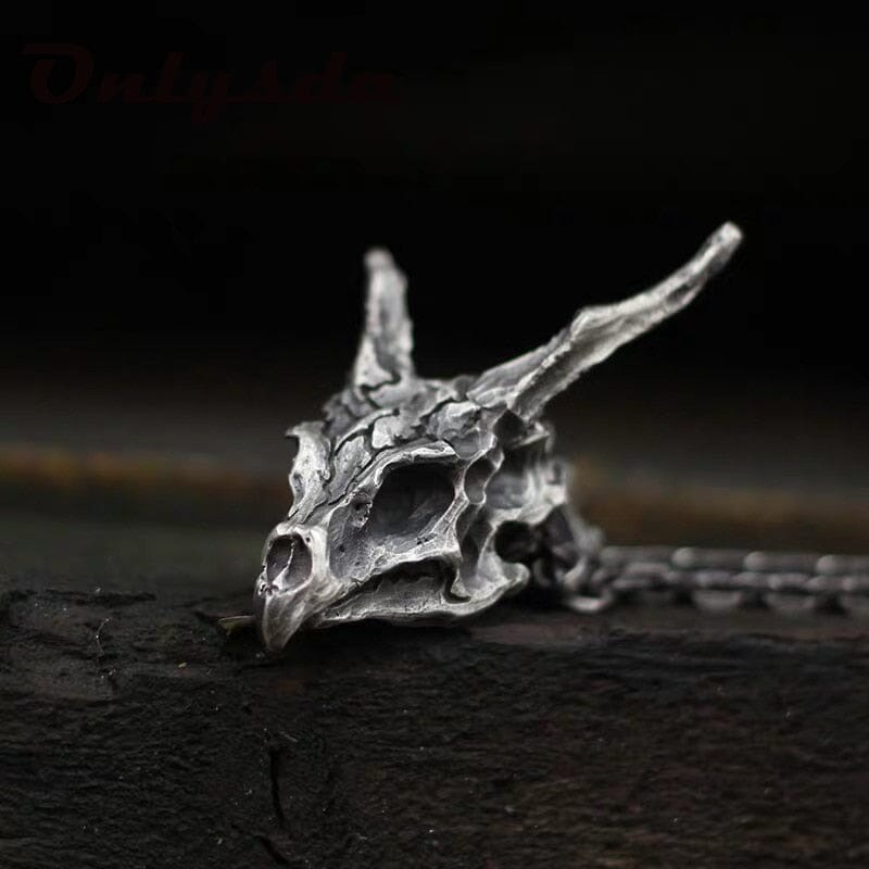 NIDHOGG - Colar de Dragão em Aço Inoxidável Necklace Tesouros Vikings