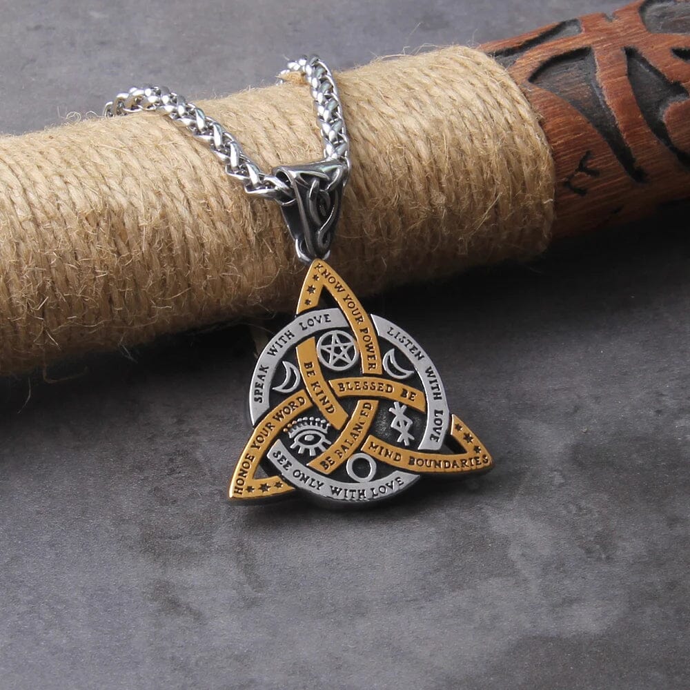 Nó Celta - Colar em Aço Inoxidável Necklace Tesouros Vikings