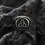 ODIN TRISKELION - Anel de Aço Inoxidável Ring Tesouros Vikings