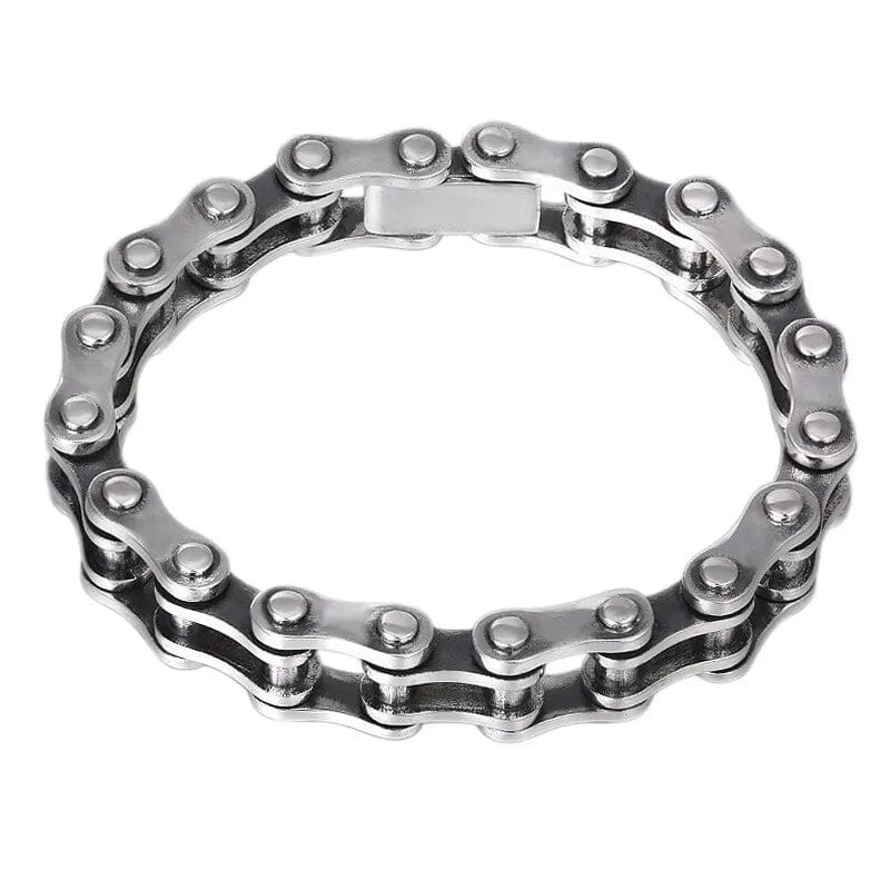 Pulseira Corrente de Moto Masculina em Prata 925 Bracelet Tesouros Vikings