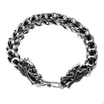 Pulseira Dragon Lord em Prata 925 Bracelet Tesouros Vikings