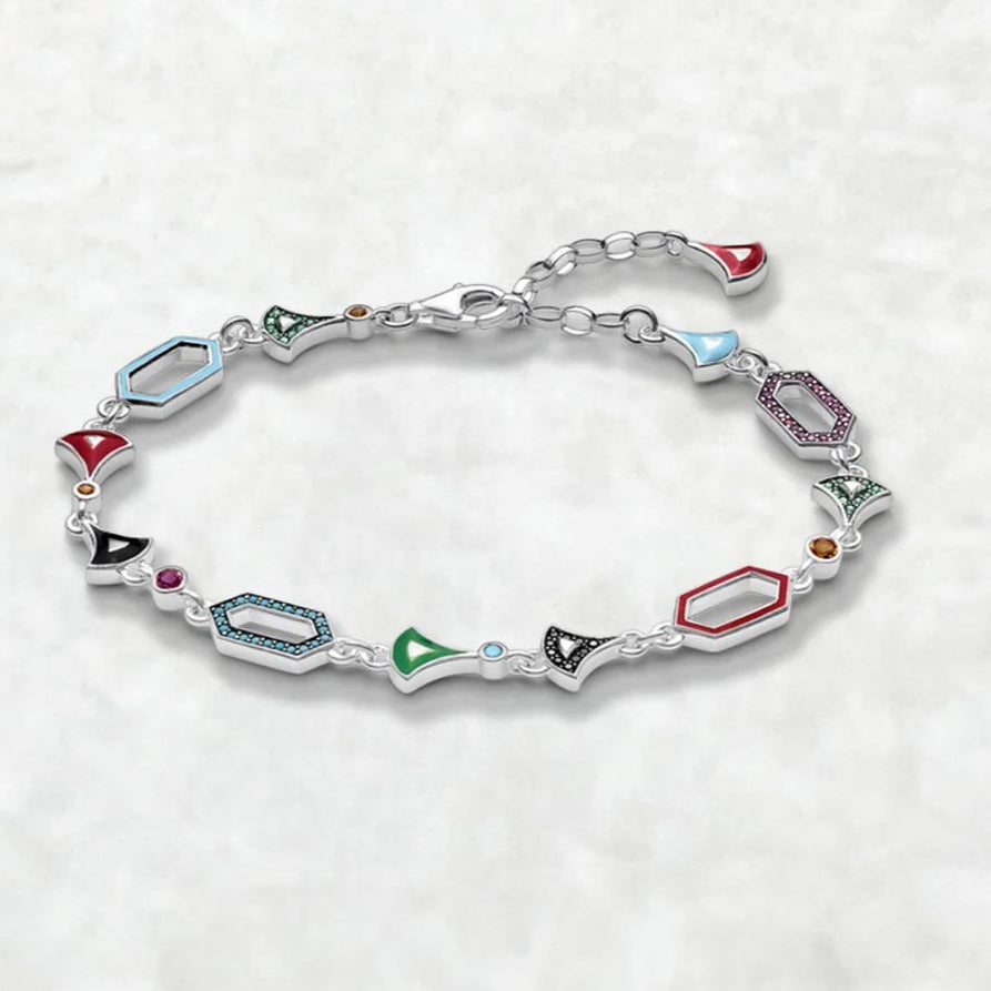 Pulseira Freya em Prata 925 - Ajustável Bracelet Tesouros Vikings