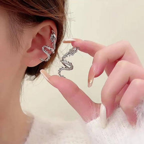 Shine Dragon - Brinco Estilo Ear Clip Shine Dragon - Brinco Estilo Ear Clip Tesouros Vikings